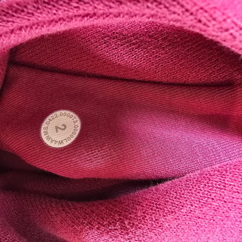 Lululemon Scuba full-zip hoodie in a raspberry color. Retails $118 - Picture 7 of 8
